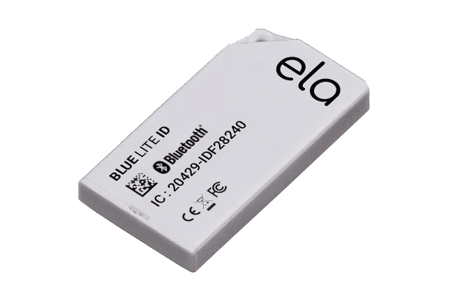 Dispositif Bluetooth BLUE PUCK pour matériel, compact et facile à utiliser.