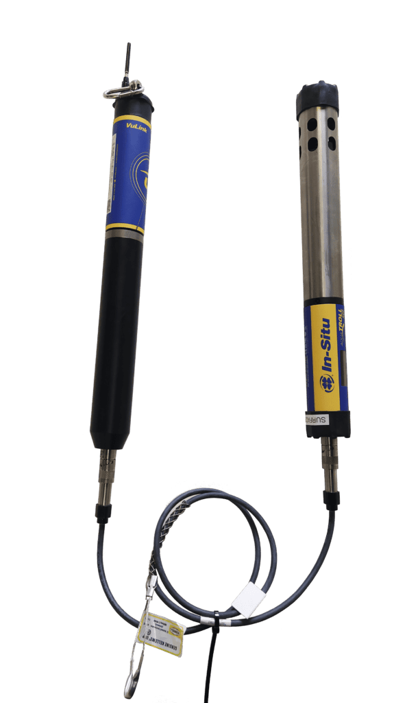 Capteur de qualité de l'eau AquaTROLL pour analyse précise de la qualité de l'eau.