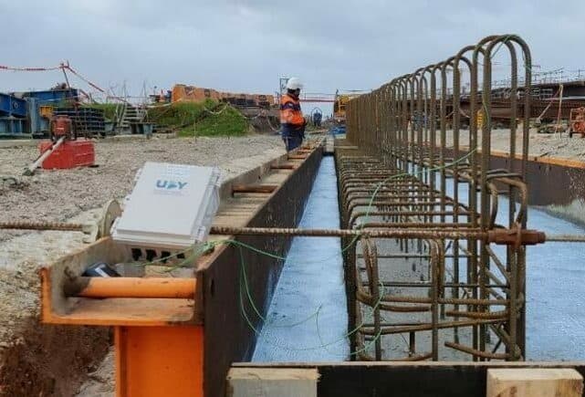 Système de monitoring géotechnique pour structures en construction.