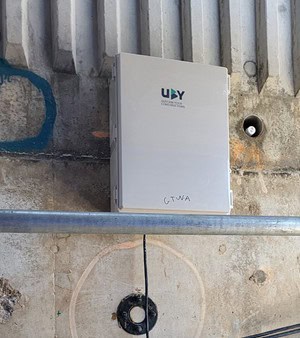 Système de géolocalisation sur site à Tung Chung West et tunnels, Hong Kong.