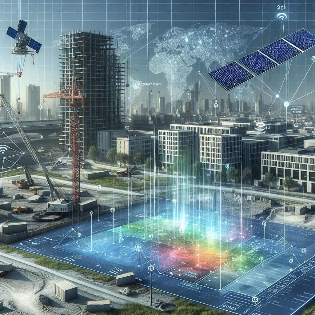 Analyse d'images pour surveillance par satellite dans un environnement urbain en construction.