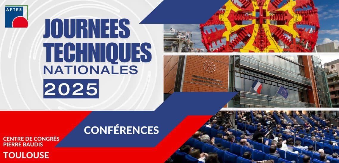 Visuel de la conférence des Journées Techniques Nationales 2025 à Toulouse, avec participants et déc.