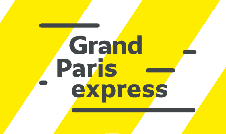 Ligne 15 Nord-Ouest du Grand Paris Express en construction à proximité.
