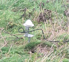Tiltmeter installation on the coastal cliff