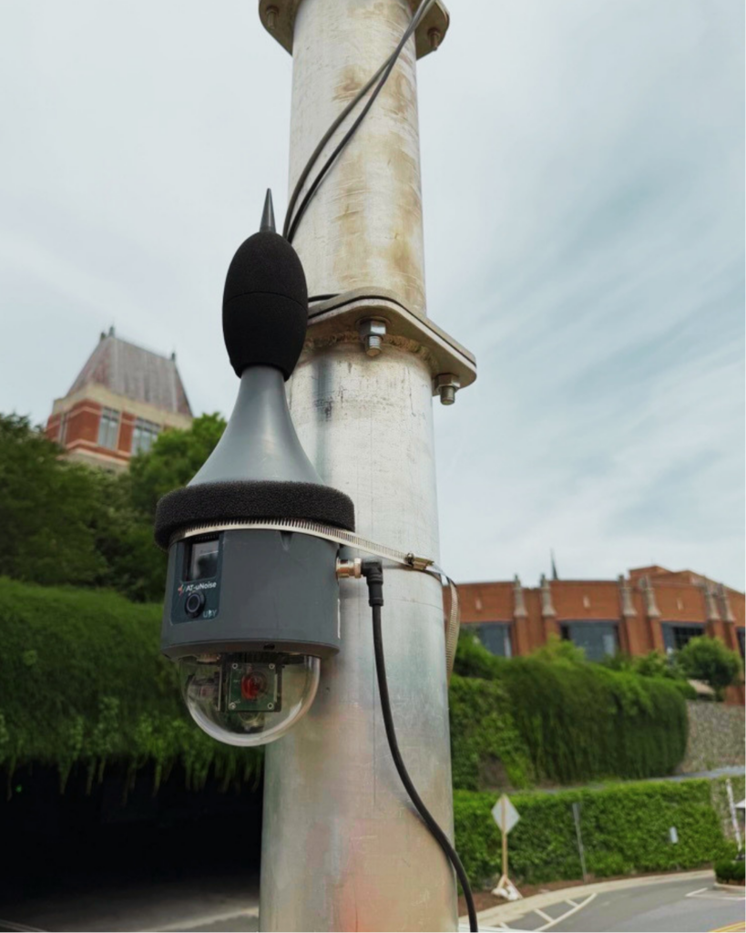 uNoise installed for industrial noise monitoring