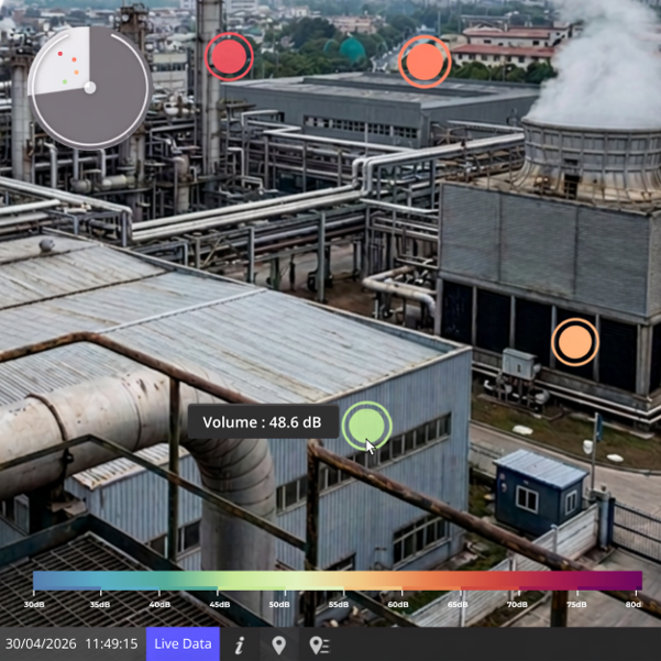Noise disturbance detection with uNoise snsor on the uMonitor platform.