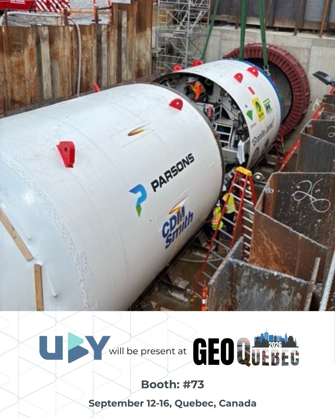 UBY is heading to geoQuebec 2026, booth #73